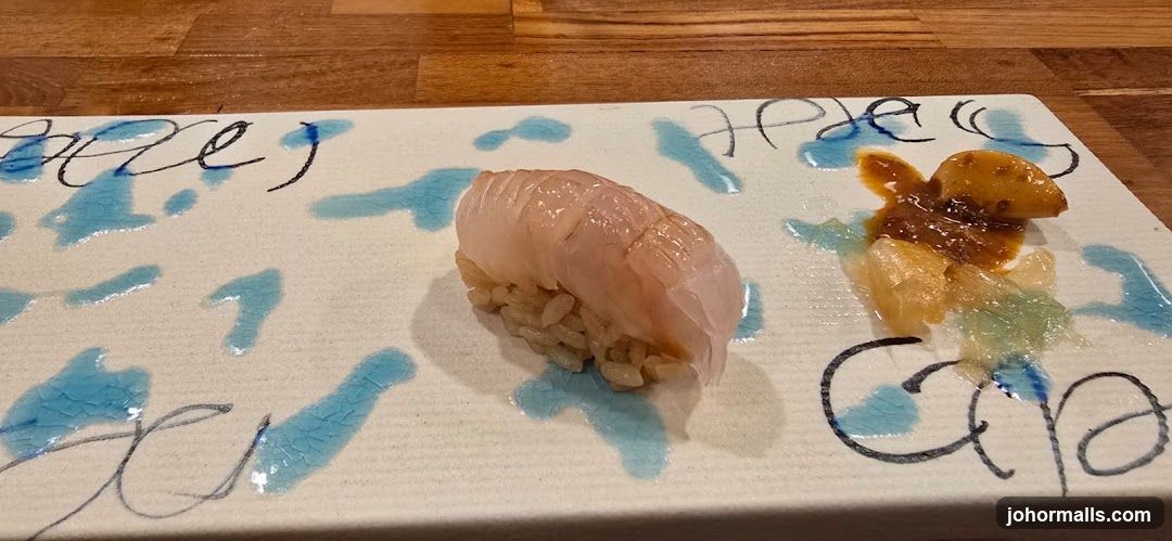 Nigiri Sushi with Garnish
