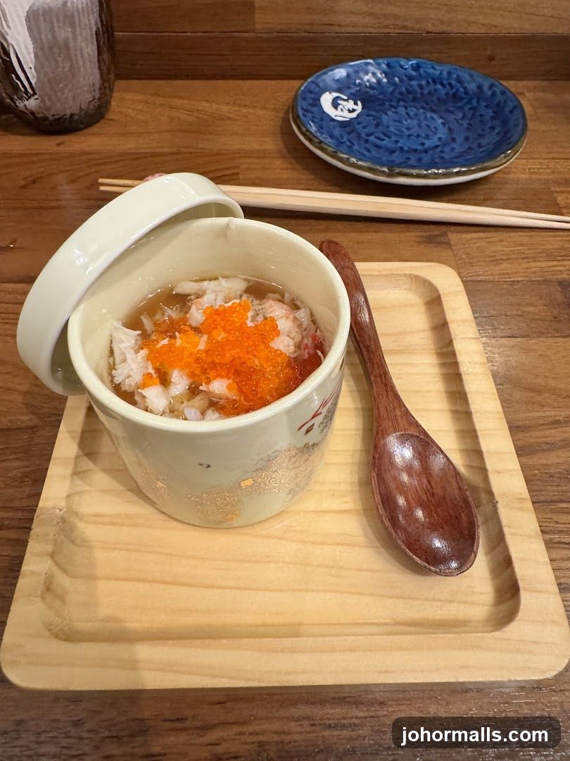 Crab and Roe Appetizer