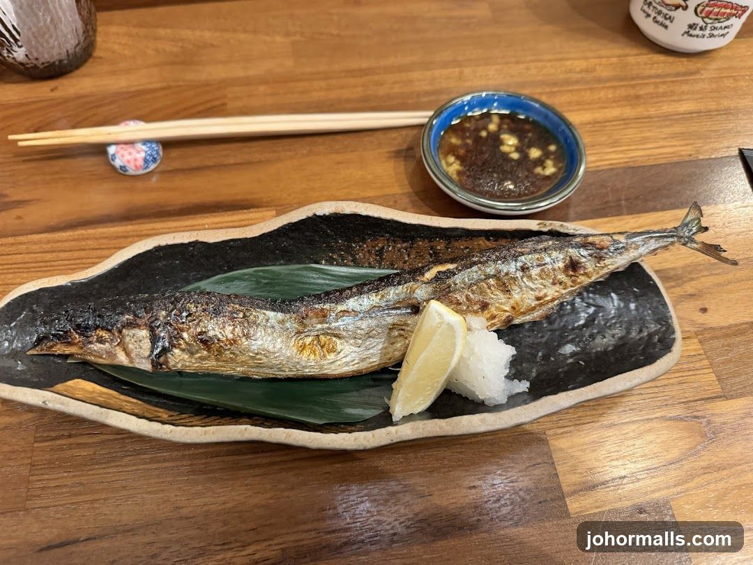 Grilled Fish with Lemon and Grated Radish