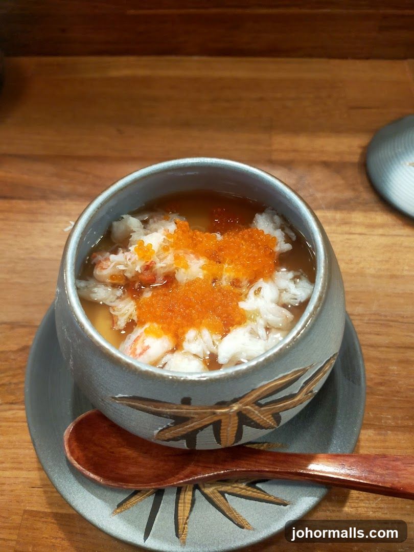 Crab and Roe Appetizer