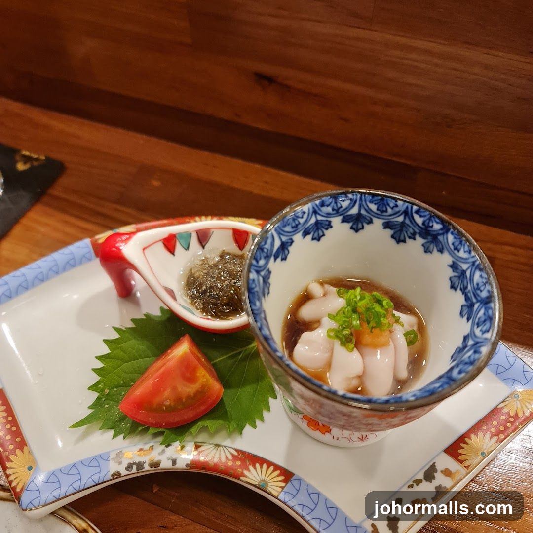 Appetizer with Tomato and Sauce