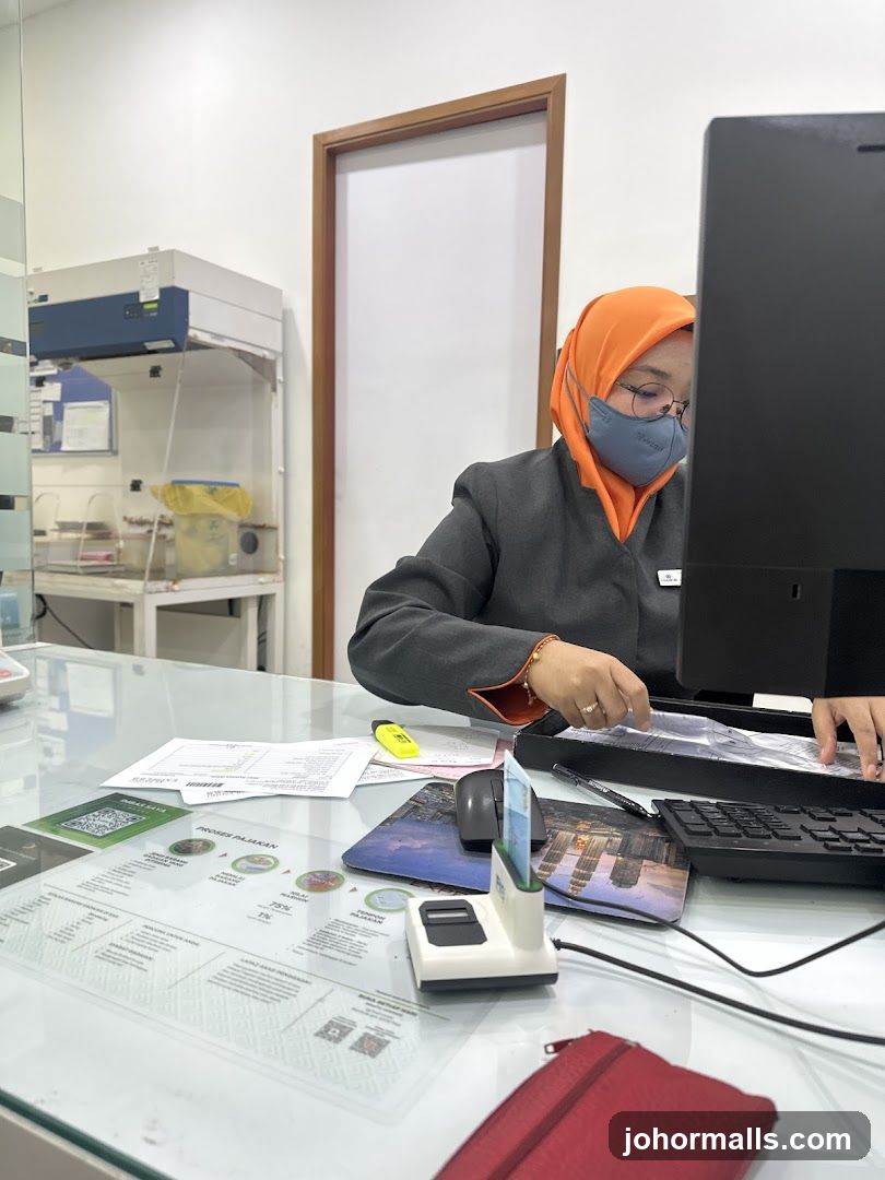 Office worker at desk