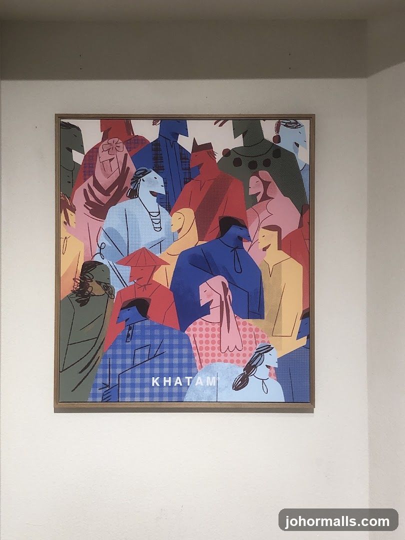 Artwork with diverse figures