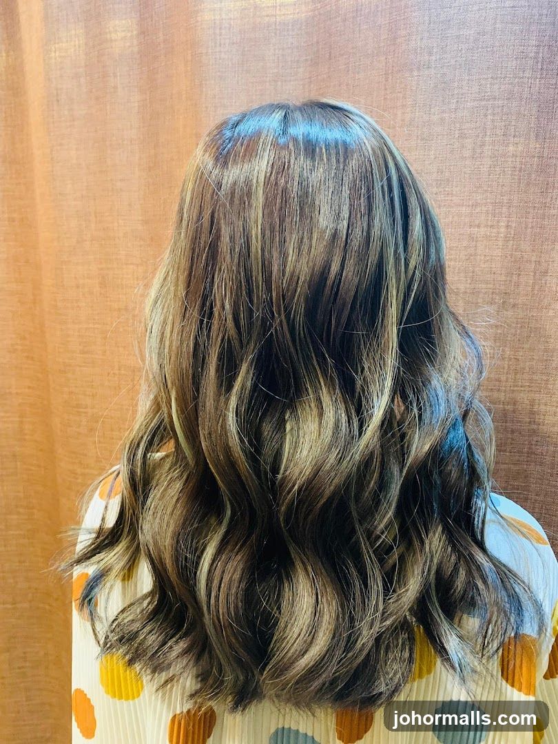 Woman's Hair with Highlights