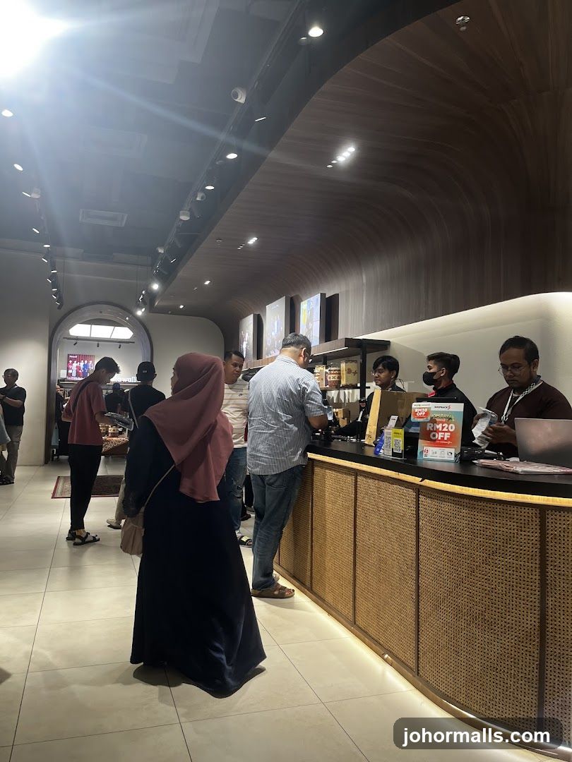 Customers at a Counter