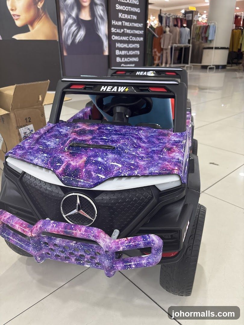 Toy Car with Galaxy Print