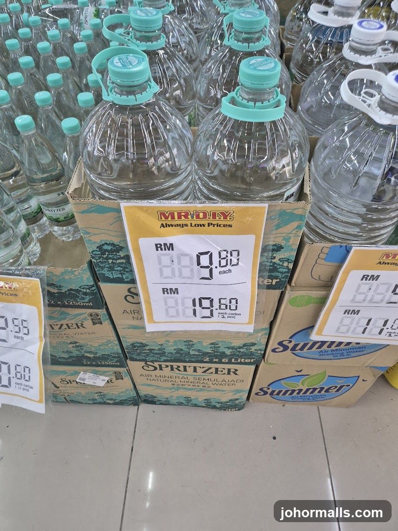Bottled Water Display