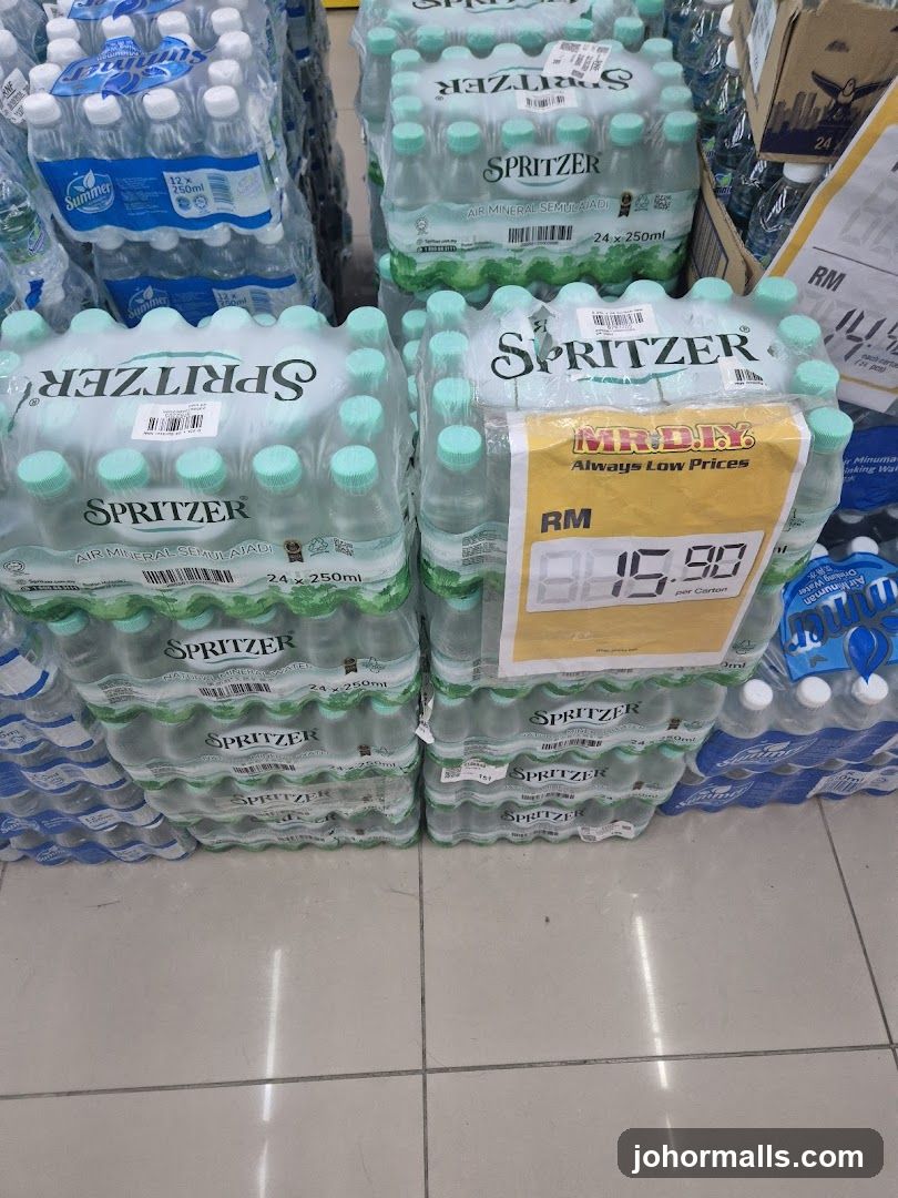 Bottled Water Display