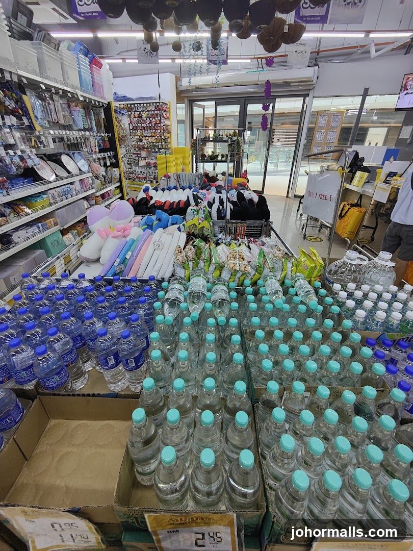 Bottled Water and Merchandise Display