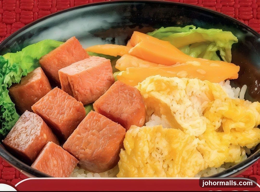 Spam and Egg Rice Bowl