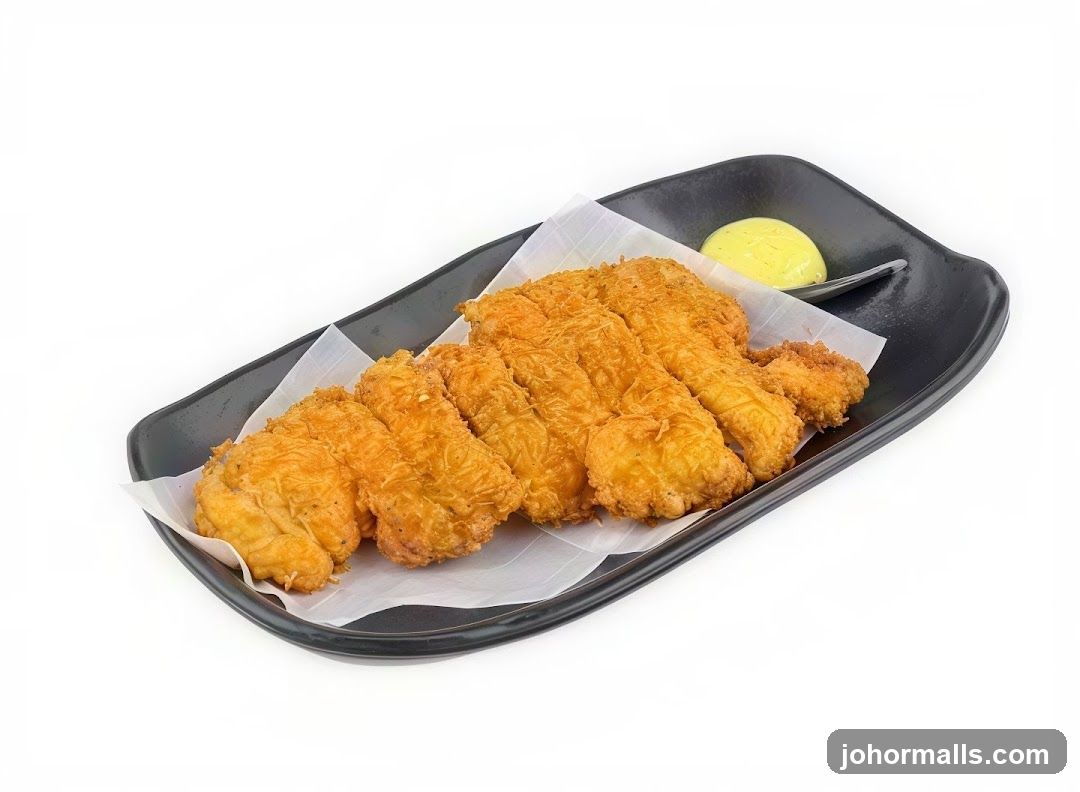 Fried Chicken Strips with Dipping Sauce