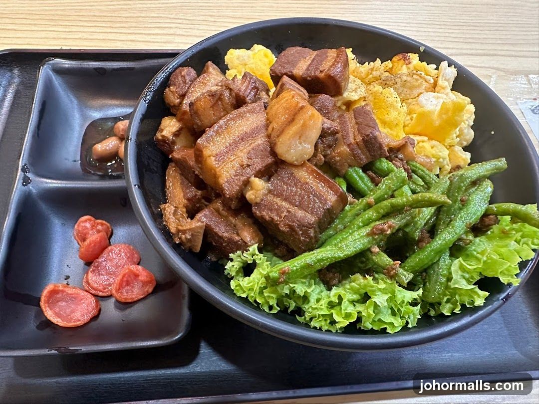 Braised Pork Belly Rice Bowl
