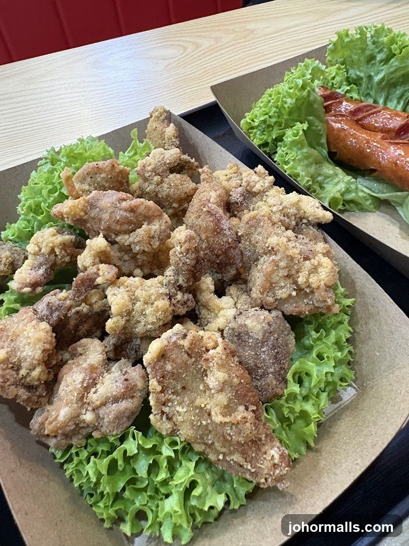 Fried Chicken and Sausage