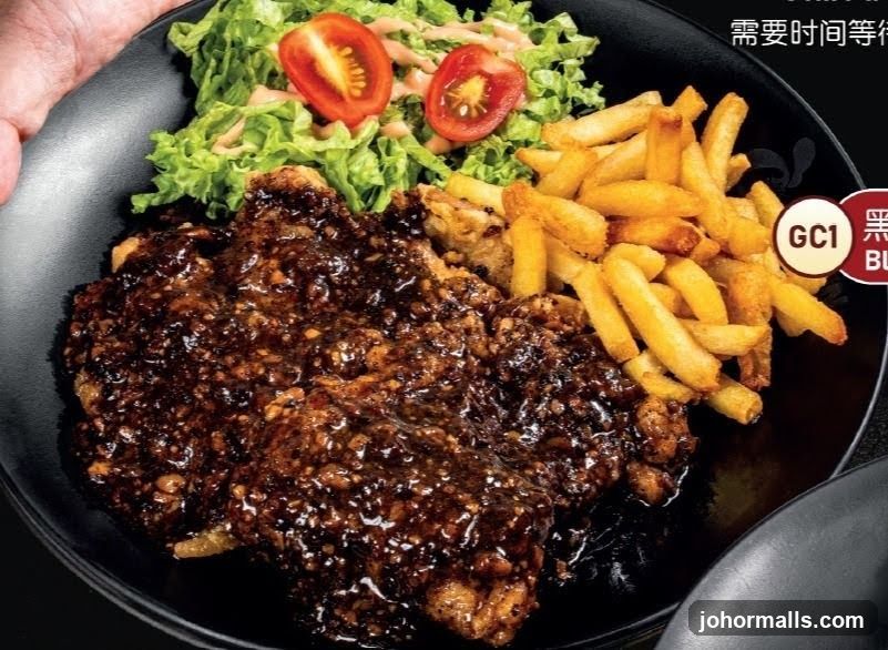 Chicken Steak with Fries and Salad