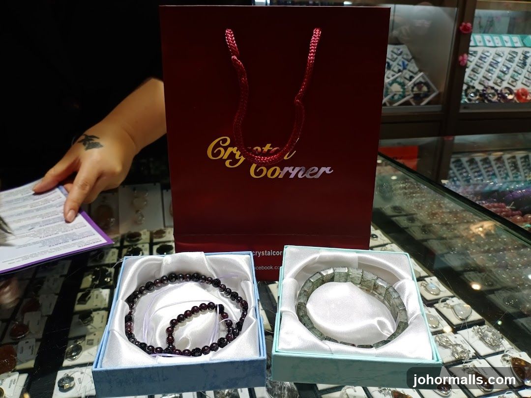 Crystal Corner Gift Bag and Bracelets