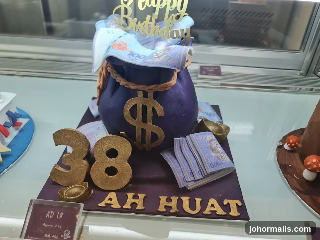 Money Bag Birthday Cake