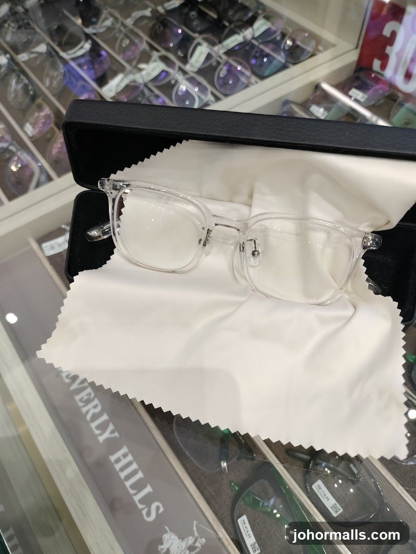 Clear Eyeglasses in Case