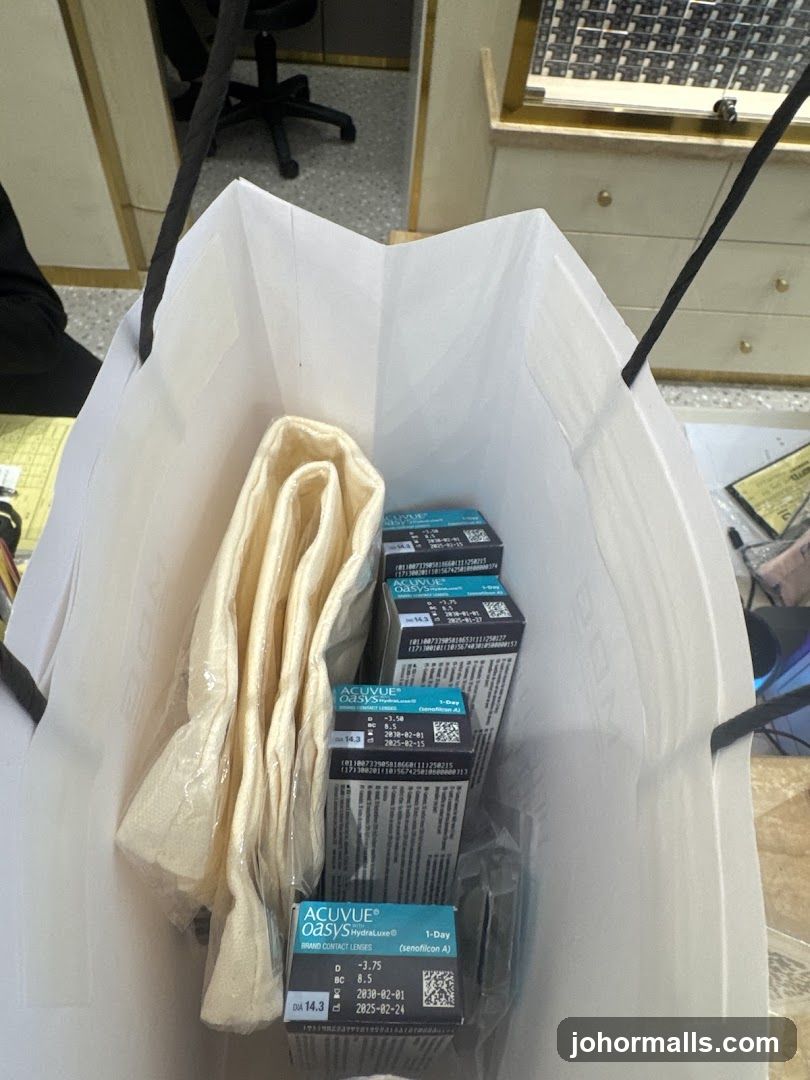 Contact Lenses in a Bag