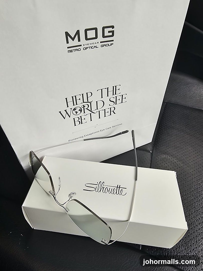 Eyewear and branded bag