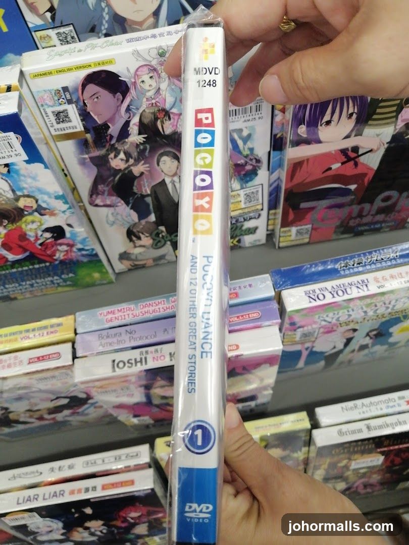 DVDs on Shelf