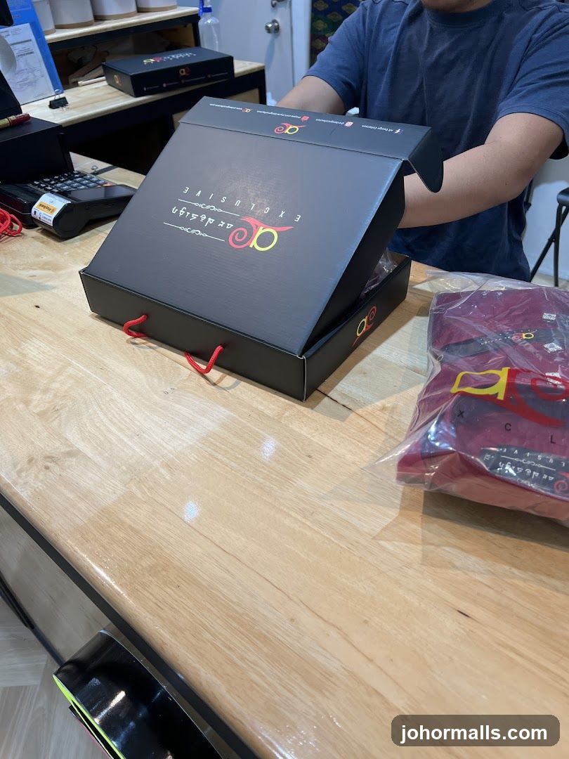 Unboxing a product
