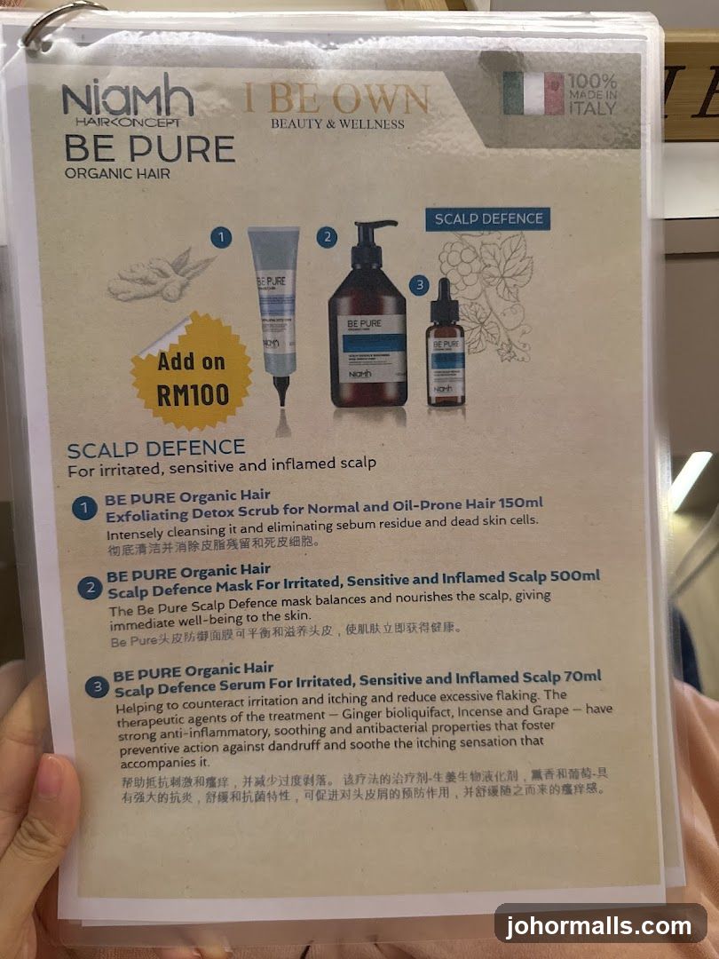 BE PURE Organic Hair Scalp Defence