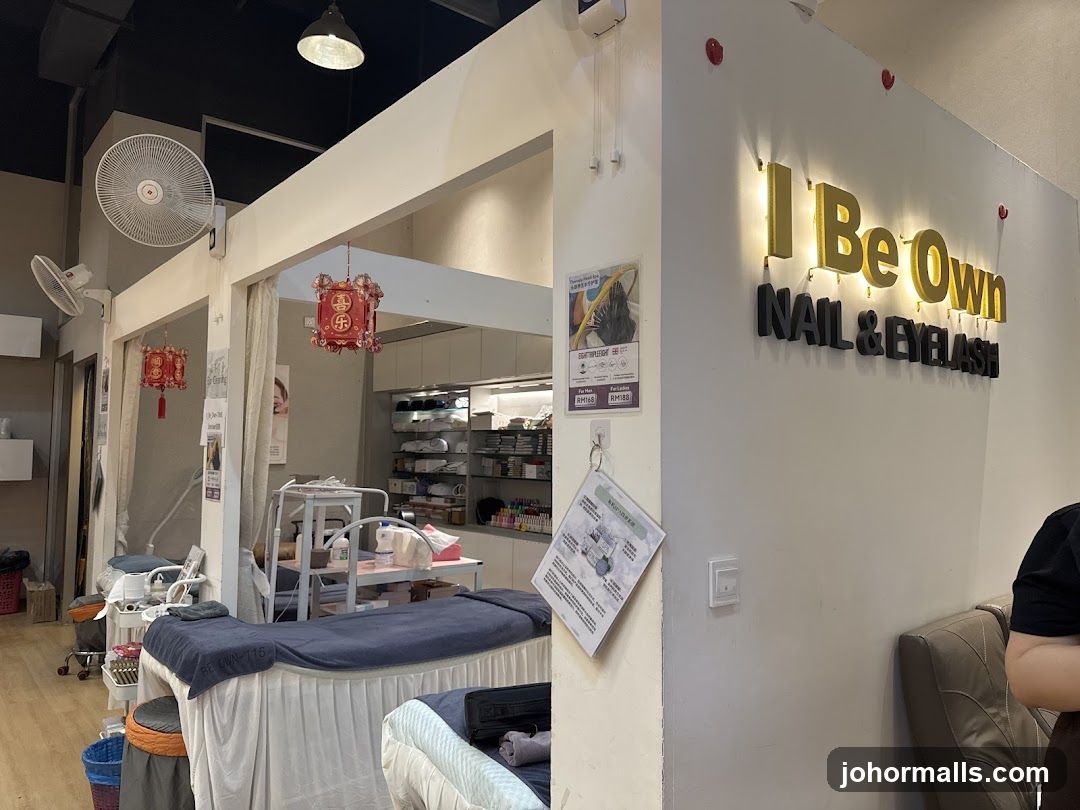 Nail and Eyelash Salon Interior