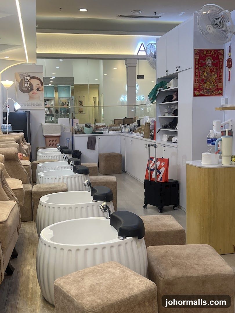Nail Salon Interior