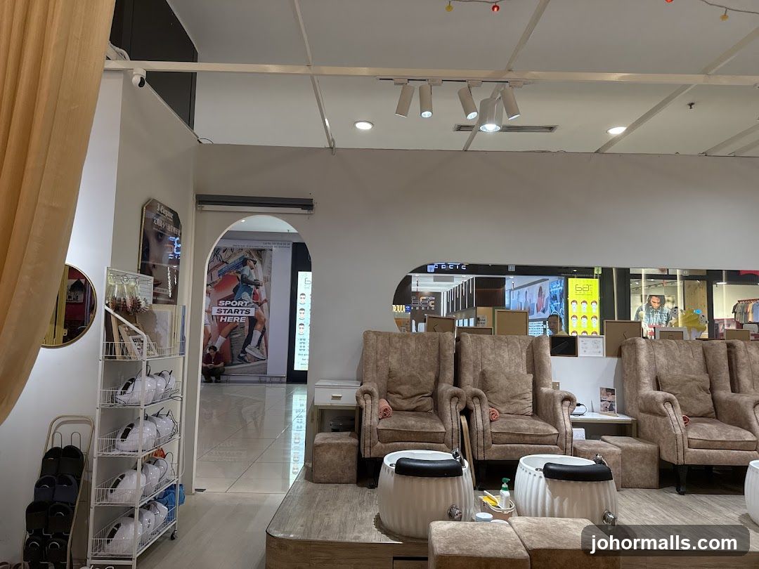 Salon Interior with Pedicure Chairs