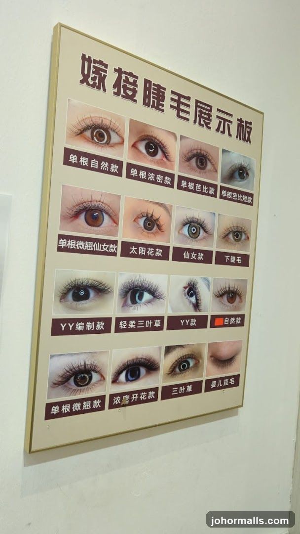 Eyelash Extension Display Board