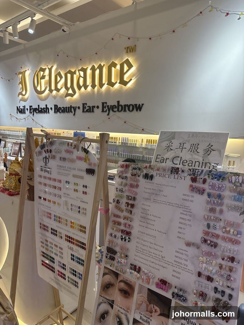 J Elegance Nail Salon Price List