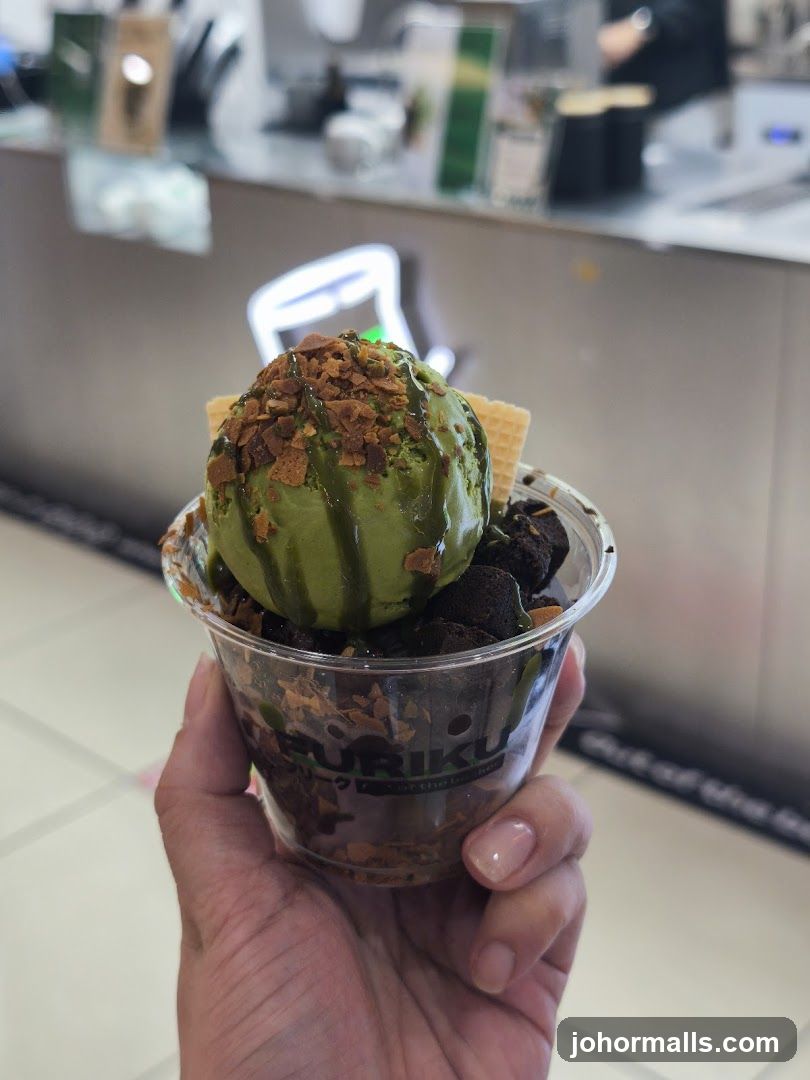 Matcha Ice Cream Dessert