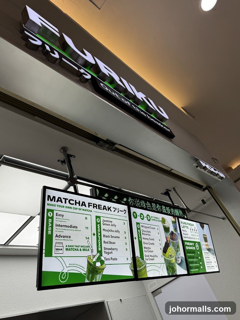 Matcha Freak Menu