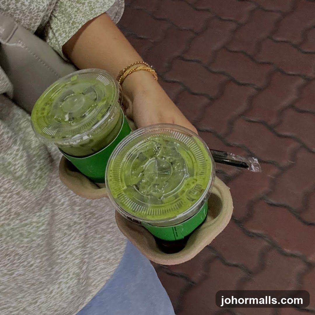 Two Matcha Drinks
