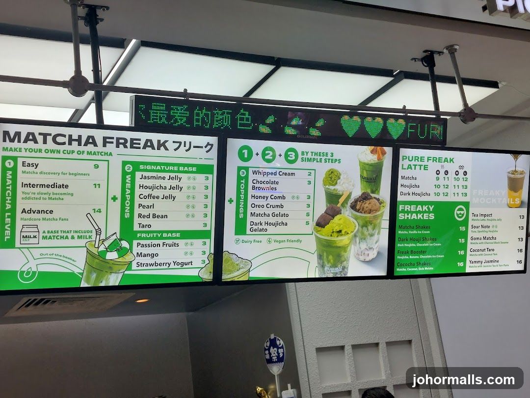 MATCHA FREAK MENU