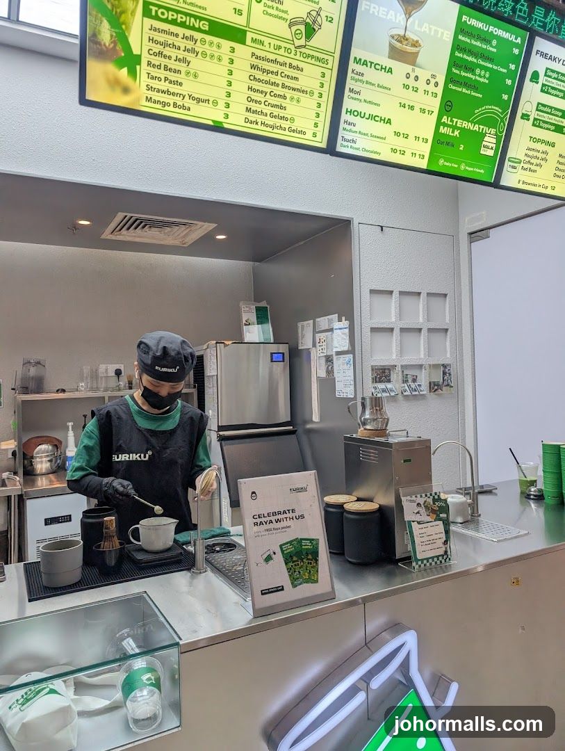 Bubble Tea Shop Counter