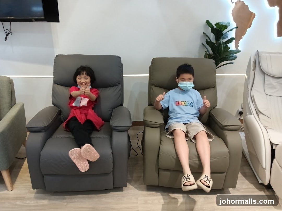 Children in Massage Chairs