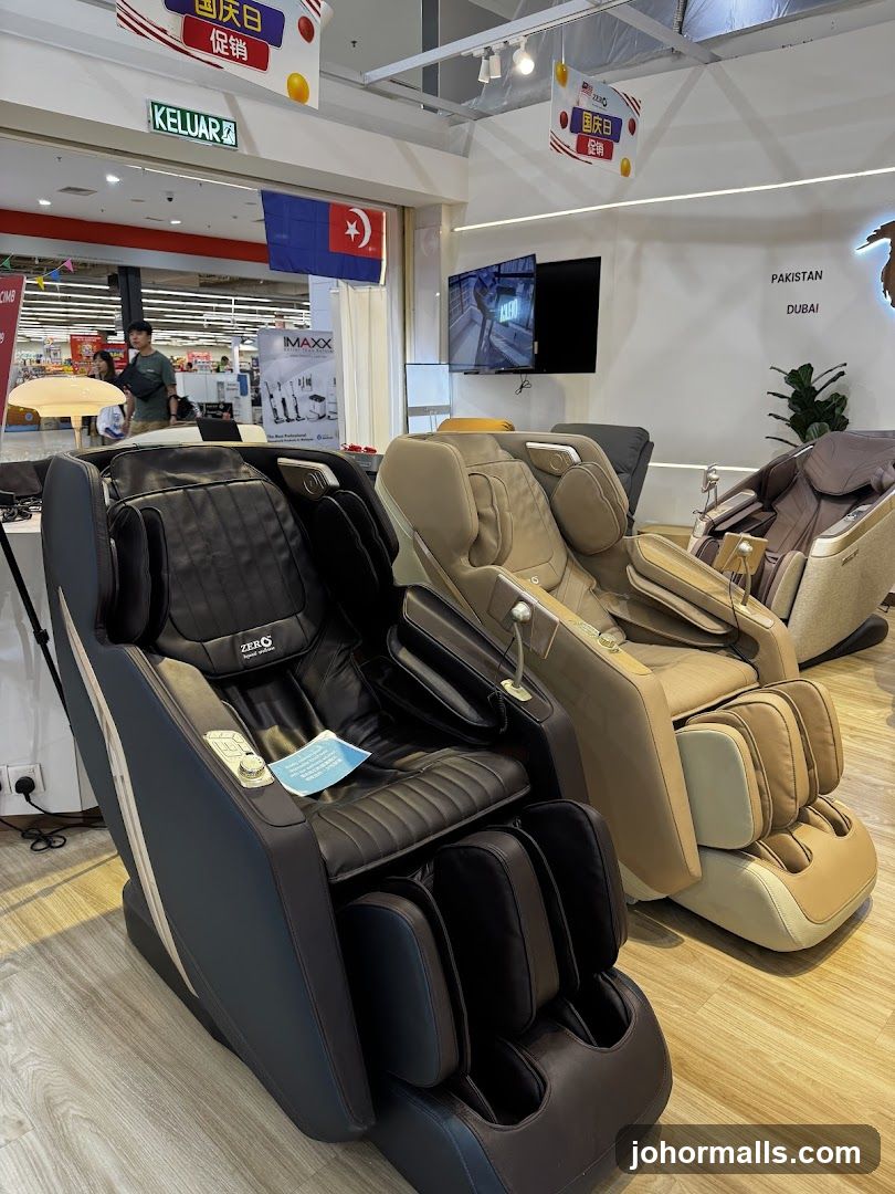 Massage Chairs Display
