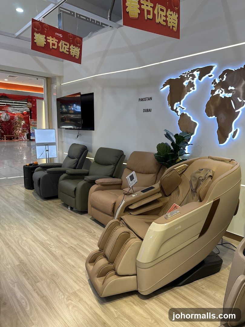 Massage Chairs Display