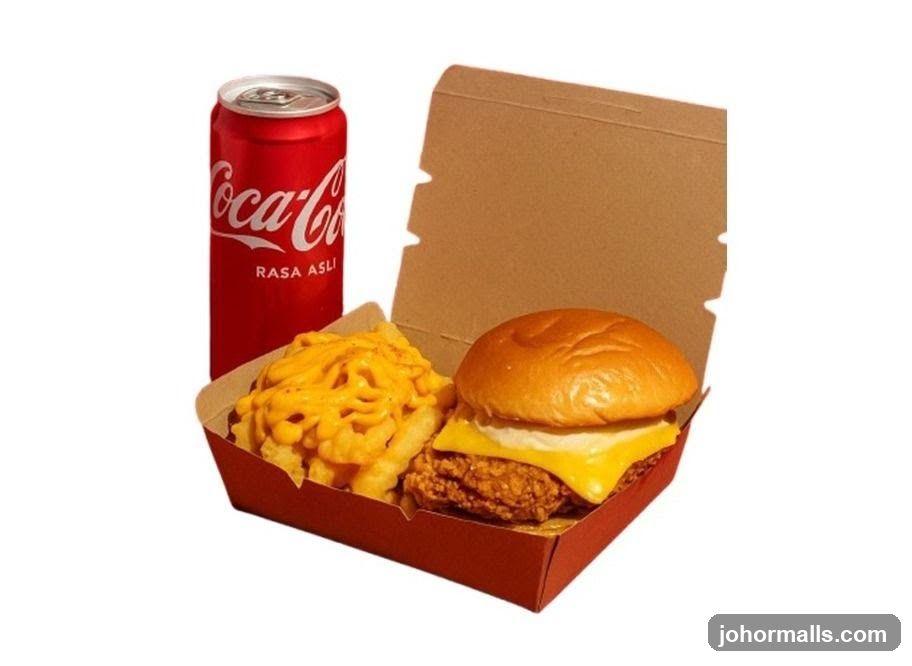 Burger and Fries Meal