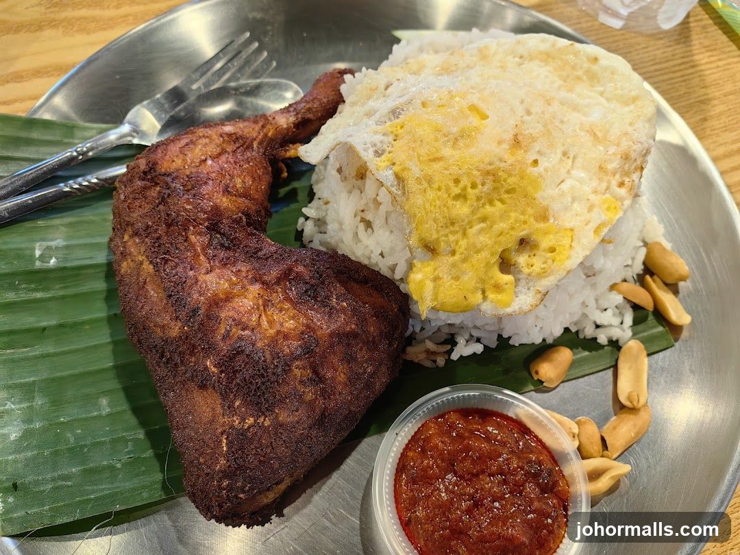 Fried Chicken with Rice and Egg