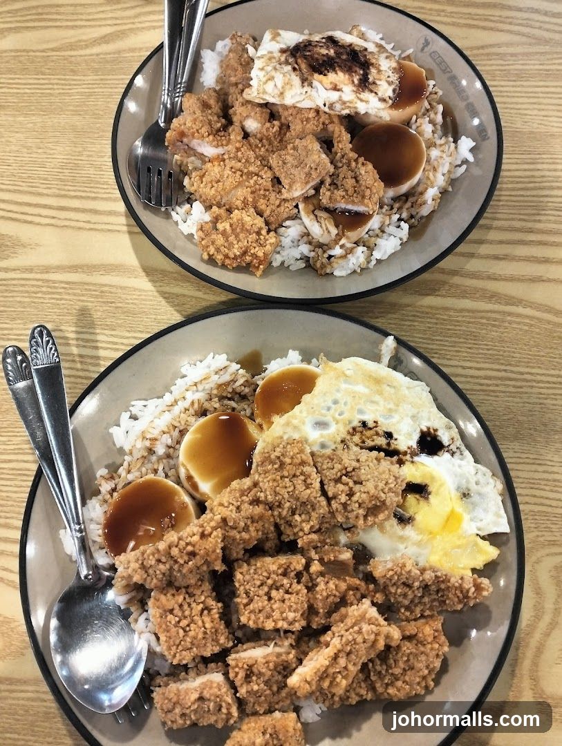 Fried Chicken Rice Bowls