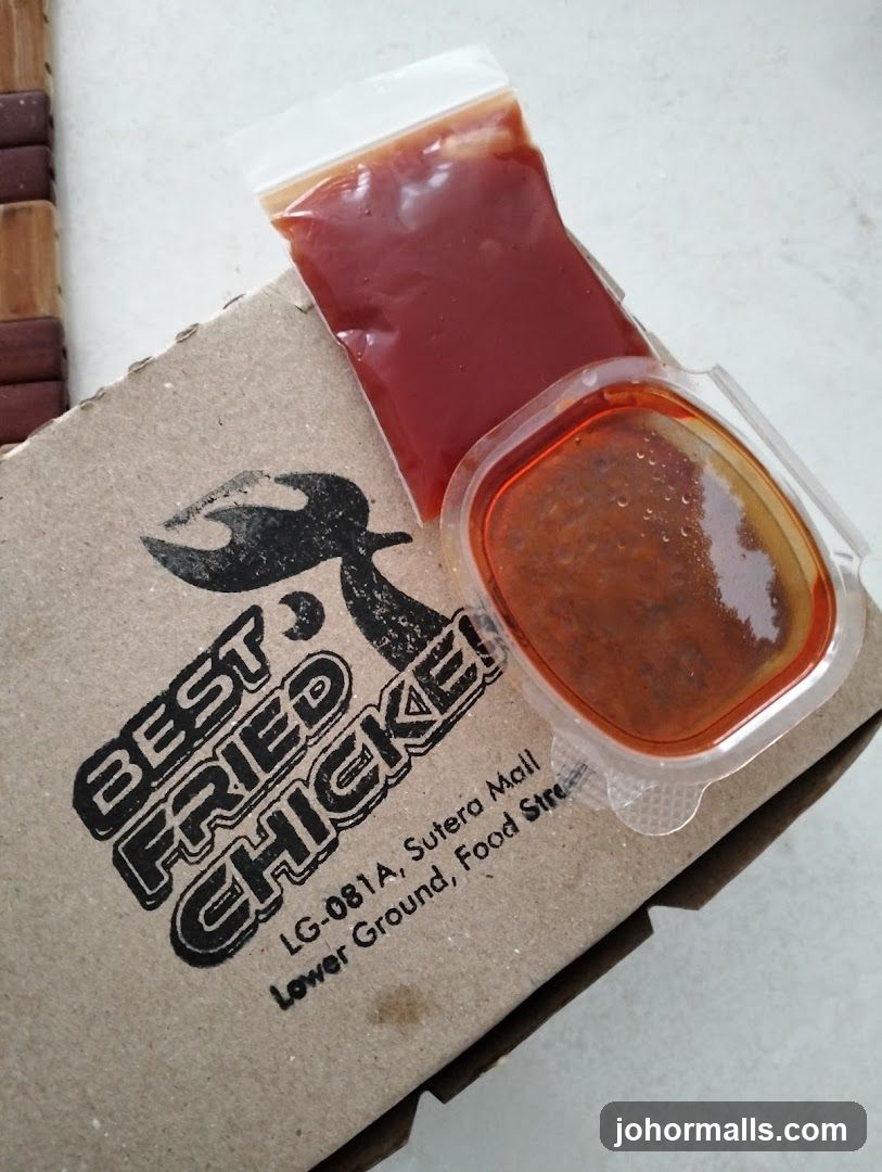 Fried Chicken Box with Sauces