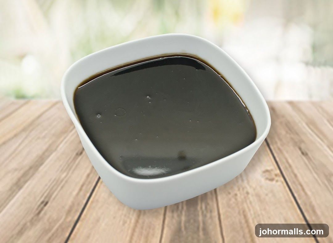 Bowl of dark liquid
