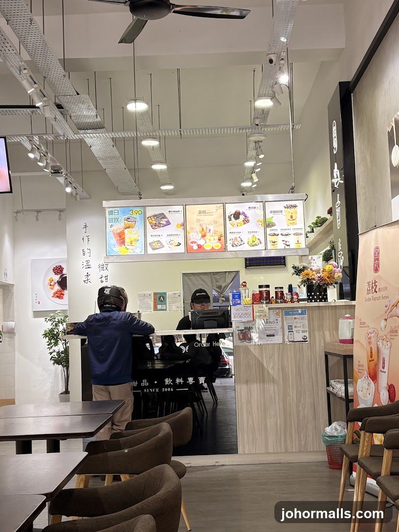 Dessert and Drink Shop Interior