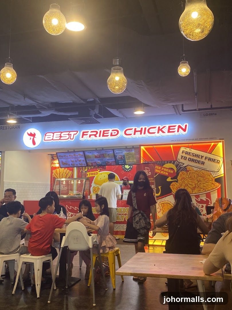 People dining at Best Fried Chicken