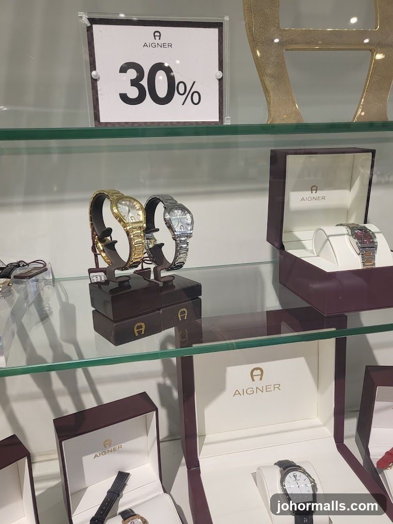 Aigner Watches Display