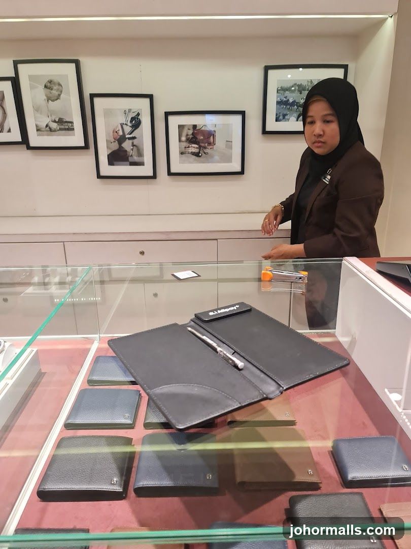 Store Display with Wallets and Artwork