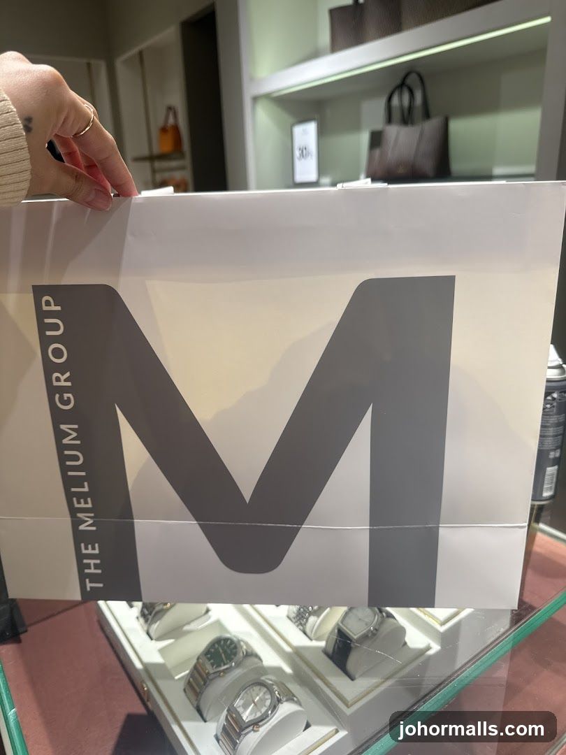 Shopping Bag with Logo and Watches