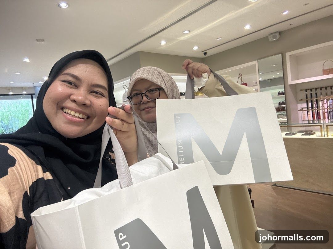 Two Women with Shopping Bags